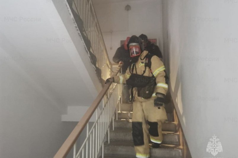 пожар ГУ МЧС России по Забайкалью