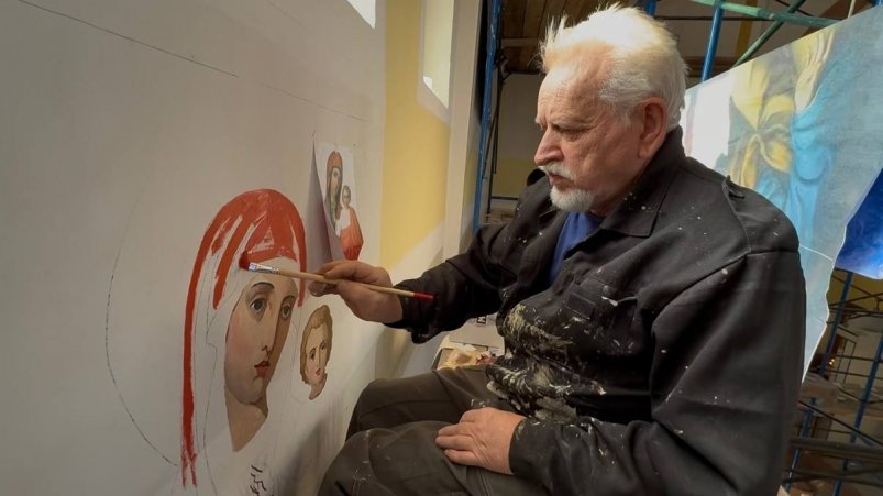 Роспись храма в Краснокаменске пресс-службы правительства Забайкалья