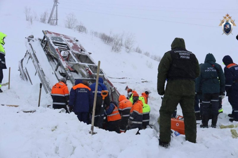 Следком работает на месте схода лавины Пресс-служба Следственного комитета Камчатского края