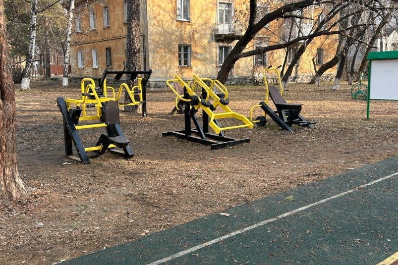 Тренажеры с регулируемой нагрузкой установили в 21-м квартале Ангарска Пресс-служба администрации АГО