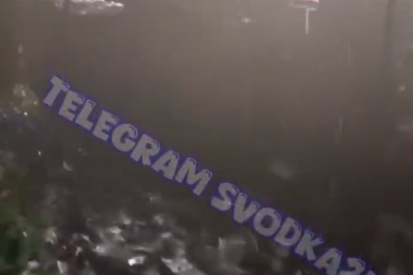 Скриншот из видео Видео очевидцев из telegram - канала svodka25