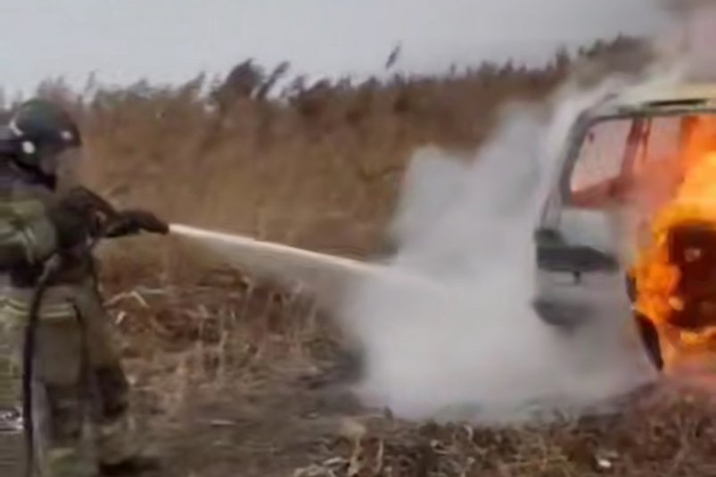 Кадры с места пожара Tg-канал (18+) ГУ МЧС России по Приморскому краю