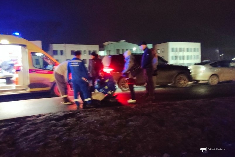 ДТП в Южно-Сахалинске ИА SakhalinMedia