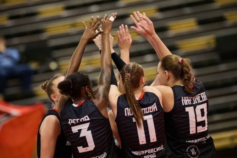 "Амурские Тигрицы" из Хабаровска выиграли все матчи в третьем туре чемпионата России Пресс-служба ПСК "Сахалин"