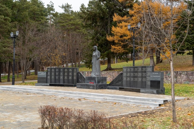 Благоустройство площади Славы в Южно-Сахалинске пресс-служба администрации Южно-Сахалинска