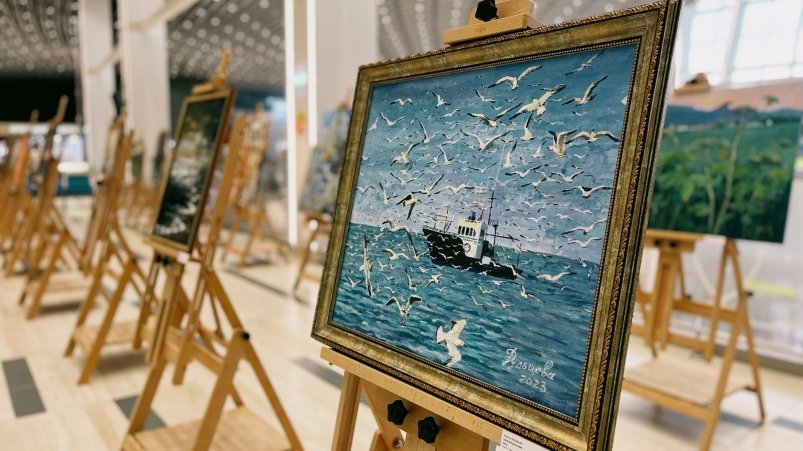 Выставка пресс-служба аэровокзала "Южно-Сахалинск"