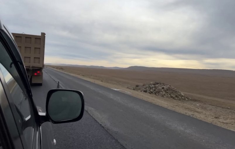 Дорожный чиновник проверил на себе дорогу в Еравну Е. Коркин