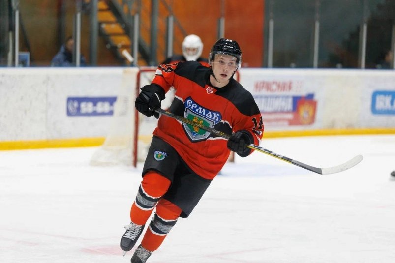 Хоккеист команды "Ермак" Тг-канал (18+) хоккейного клуба "Ермак"