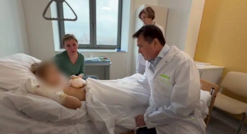 Мальчик, пострадавшие при взрыве в Подмосковье Telegram-канал губернатора Подмосковья Андрея Воробьева