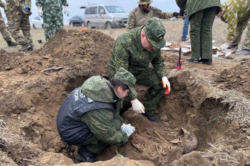 Останки бойцов Красной Армии времён Великой Отечественной войны нашли на Ставрополье пресс-служба следкома Ставрополья