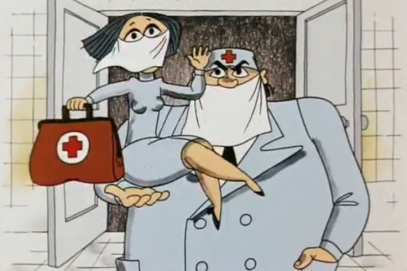 Мультгерои в белых халатах: угадаете мультфильм по врачу? - ТЕСТ Кадр из мультфильма "Академик Иванов" (6+)
