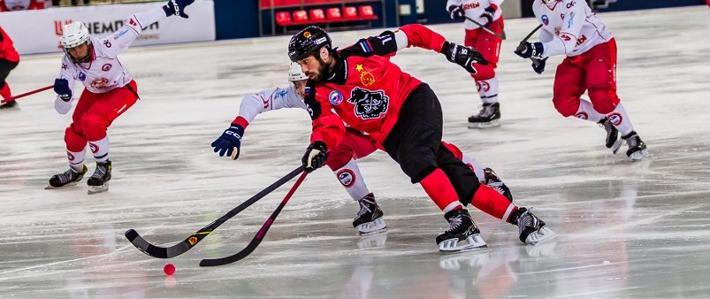 Момент игры Пресс-служба ХК "СКА-Нефтяник"