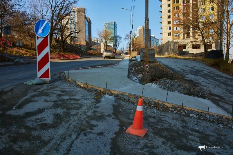 Дорожные работы на Черёмуховой Дмитрий Осипчук, ИА PrimaMedia