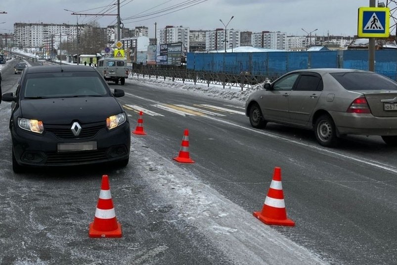 Водитель иномарки сбил 89-летнюю женщину на пешеходном переходе в Братске МУ МВД России "Братское"