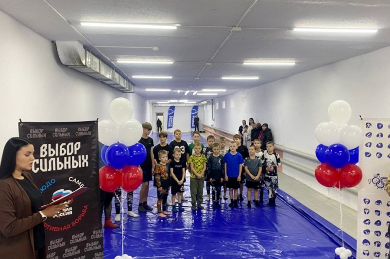 Секции самбо и вольной борьбы открыли в поселке Эльбан Амурского района Пресс-служба министерства спорта Хабаровского края