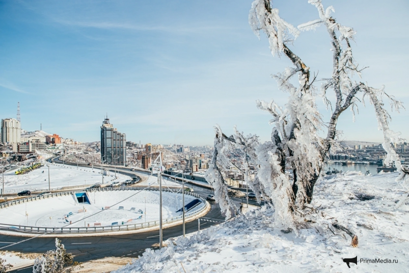 Владивосток во льду ИА PrimaMedia