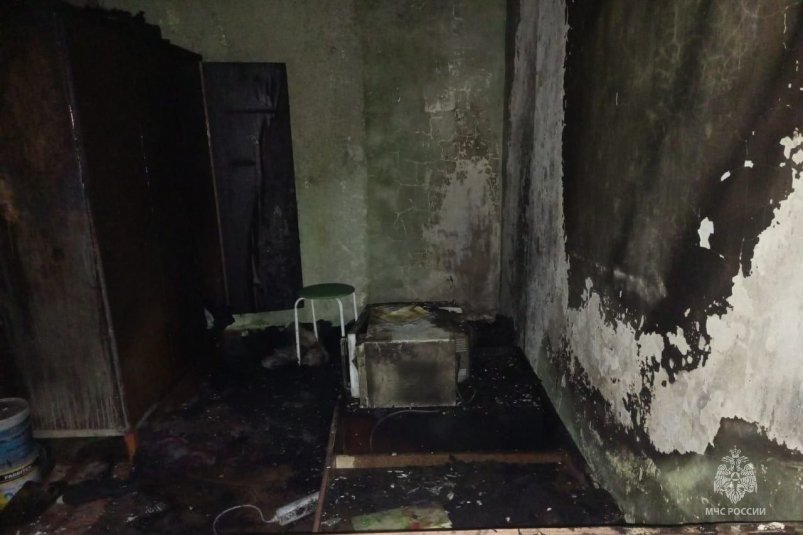 Пожар в Забайкальске пресс-службы ГУ МЧС России по Забайкалью