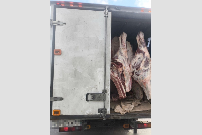 Грузовик остановили на трассе в Джанкое Азово-Черноморское МУ Россельхознадзора