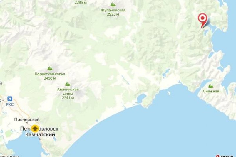 Координаты ощущаемого землетрясения 13 ноября в 21:48 по камчатскому времени eqkam (18+)