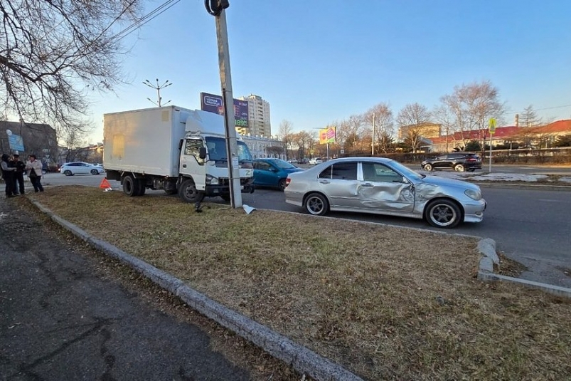 Место аварии предоставлено Госавтоинспекцией Уссурийска