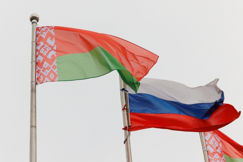 флаги, Россия. Беларусь, государственный флаг Яна Гайдук, ИА PrimaMedia