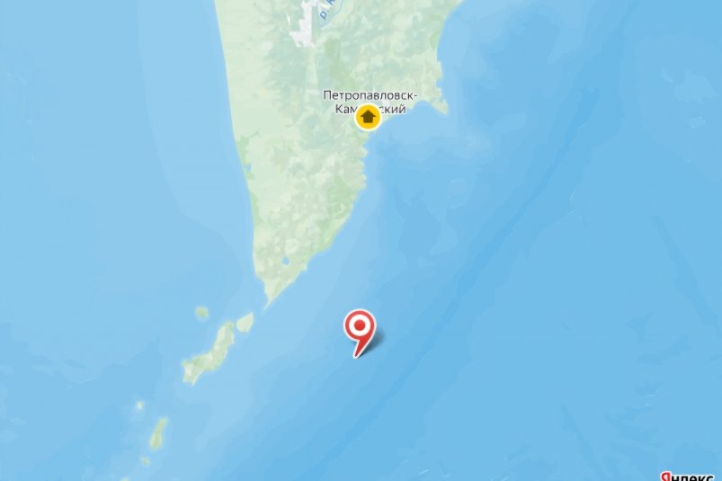 Карта сейсмособытия ФИЦ ЕГС РАН