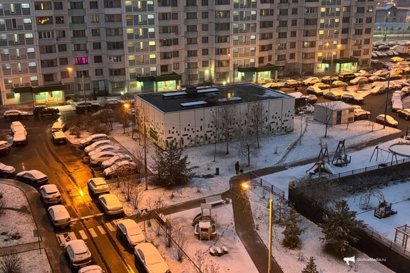Первый снег в Москве ИА StolicaMedia