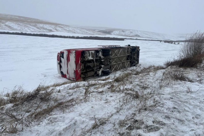 Перевернувшийся автобус тг-канал (18+) Госавтоинспекции края