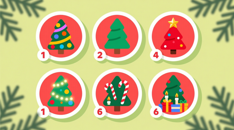 Выберите елку и узнайте свой тип личности - новогодний тест 2026 ИИ Qwen (18+)