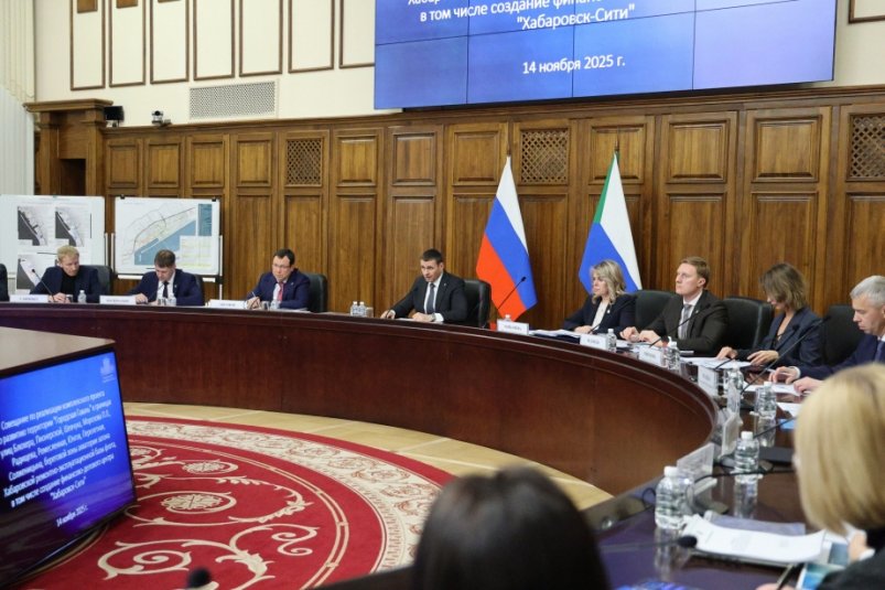 Создание центра "Хабаровск-Сити" обсудили на совещании с инвесторами в Хабаровске Пресс-служба правительства Хабаровского края