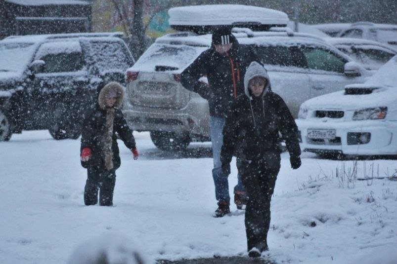 Снегопад Ольга Долгополова, ИА UssurMedia