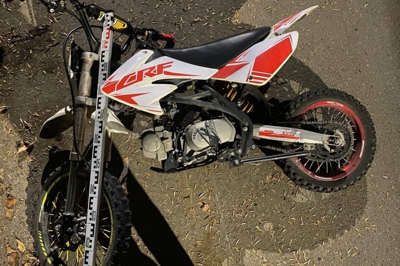 Девочка за рулём питбайка пострадала в аварии в Кисловодске пресс-служба Госавтоинспекции Ставрополья