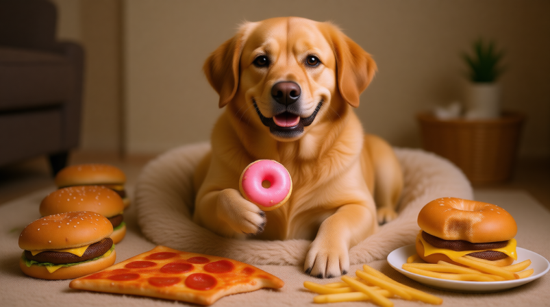 Не собака, а голодный монстр: 3 породы, которые едят за троих - бабушка точно оценит ИИ Qwen (18+)