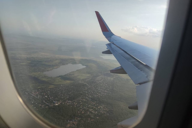 Аэропорт, самолёт, полёт, вид, Ставрополье, Ставропольский край ИА Stavropol.Media