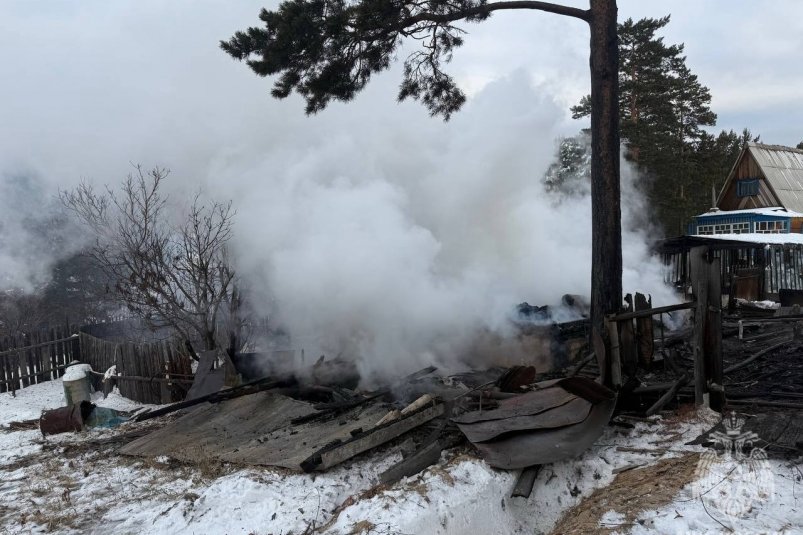 Тело мужчины обнаружили при тушении пожара в Улан-Удэ МЧС по Бурятии