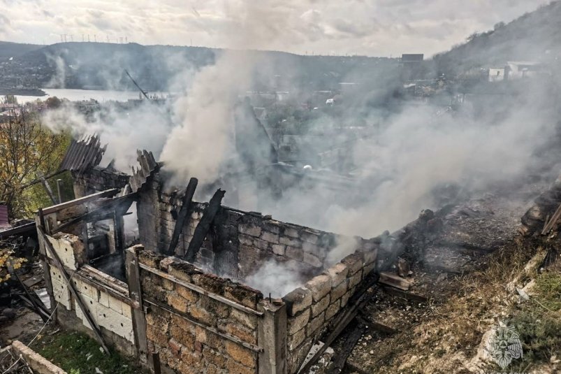 Место происшествия Соцсети МЧС Севастополя