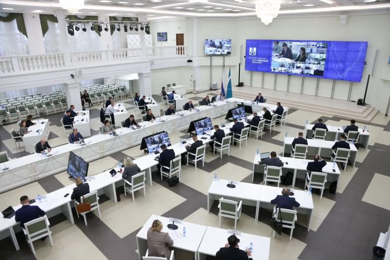 Заседание регионального правительства пресс-служба правительства Сахалинской области