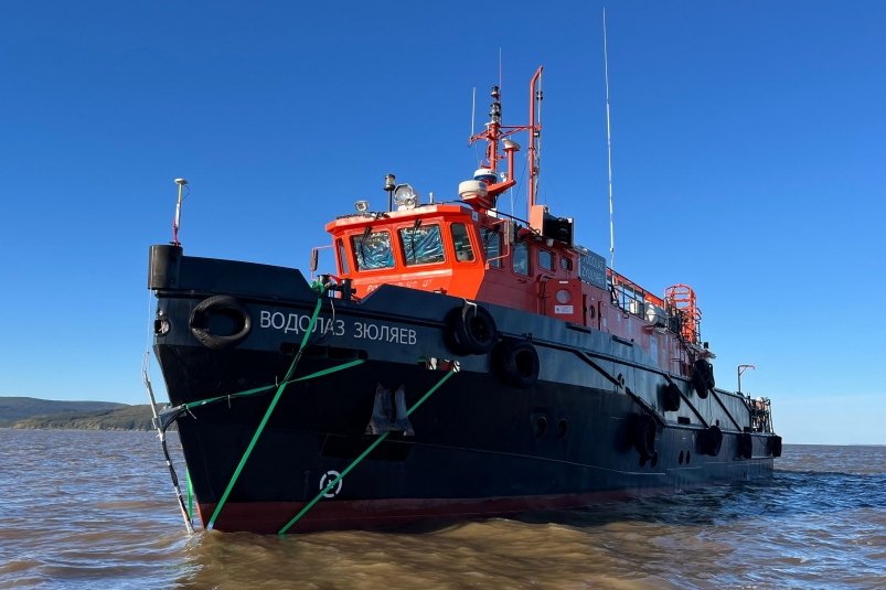 Суда класса "Водолаз Зюляев" используются для подводно-технических работ на глубине до 60 метров пресс-служба "Газпром трансгаз Томск"