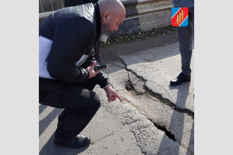 Обследование моста Соцсети администрации Джанкойского района