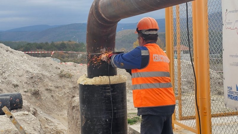 Строительство газопровода Соцсети губернатора Севастополя Михаила Развожаева
