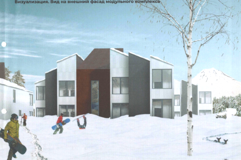 Кадр из визуализации проекта гостиницы, из-за которой спорили в суде предприниматель и министерство туризма Фото из дела Арбитражного суда Камчатского края