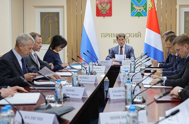 Заседание антитеррористической комиссии Игорь Новиков, правительство Приморского края