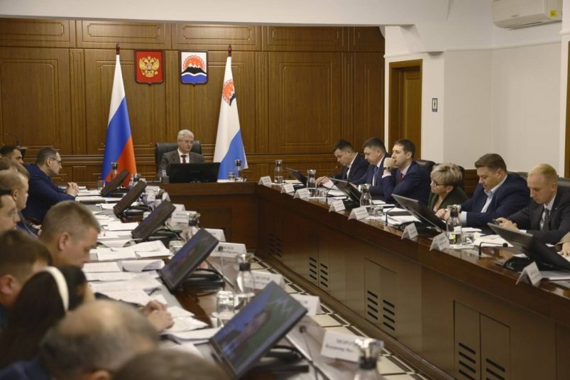 Заседание комиссии Правительство Камчатского края