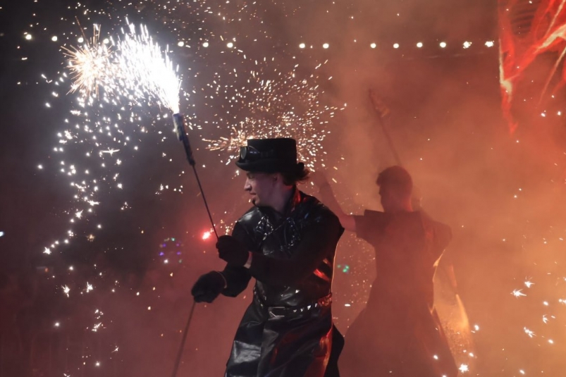 Огненное шоу Александр Шепырев, ИА UssurMedia