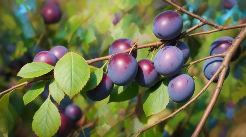 Слива лиловая, спелая, садовая: умножил урожай ягоды в разы, когда исправил эти ошибки ИИ Qwen (18+)