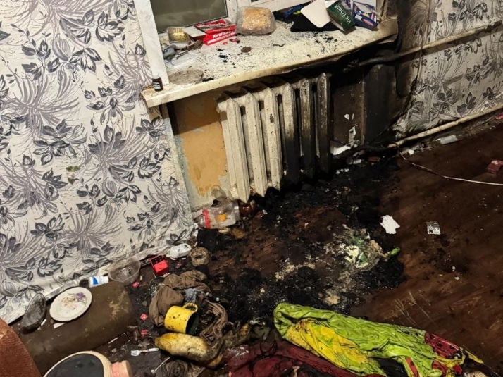 С места происшествия ГУ МЧС России по Магаданской области