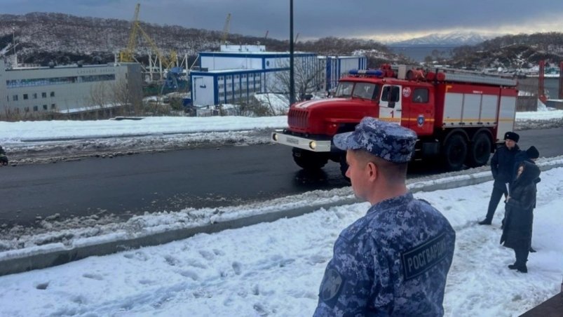 Фото с места событий ГУ МЧС России по Камчатскому краю