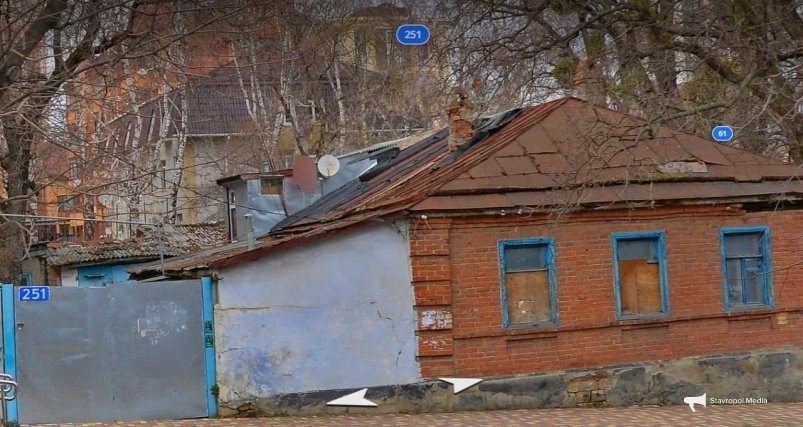 Новая высотка может появиться на углу улиц Мира и Розы Люксембург в Ставрополе Скриншот Яндекс.Карты (6+)