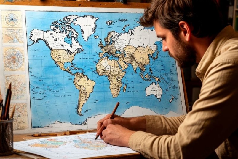 География – ваше призвание, если с легкостью справитесь с 4/4 вопросами, испытаете себя? ИИ &quotQwen" (18+)