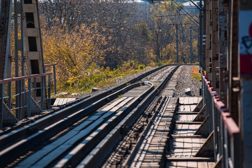 Переход, жд пути, железная дорога Илья Аверьянов, ИА PrimaMedia